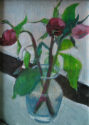 Roses On Windowsill